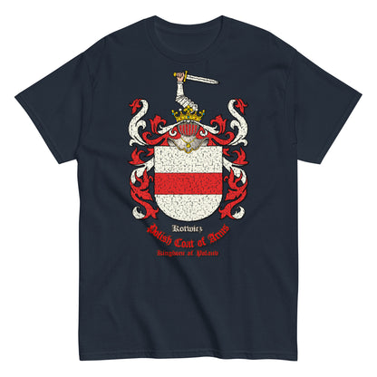 Kotwicz Herb Koszulka, Herb Rodowy Koszulka, Kotwicz Coat of Arms tee, Comancha Graphics,