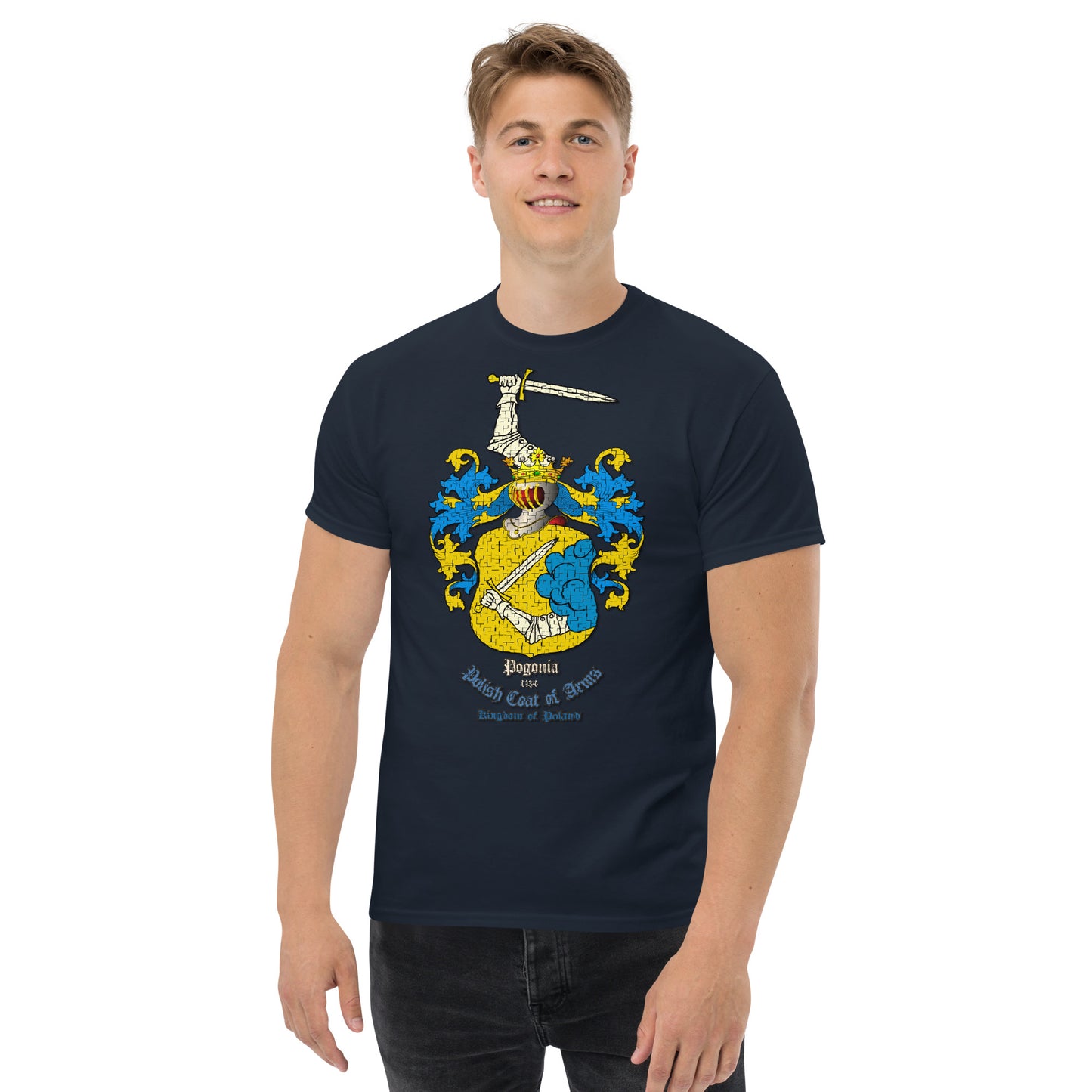 Pogonia Herb Koszulka, Herb Rodowy Koszulka, Pogonia Coat of Arms tee, Comancha Graphics,