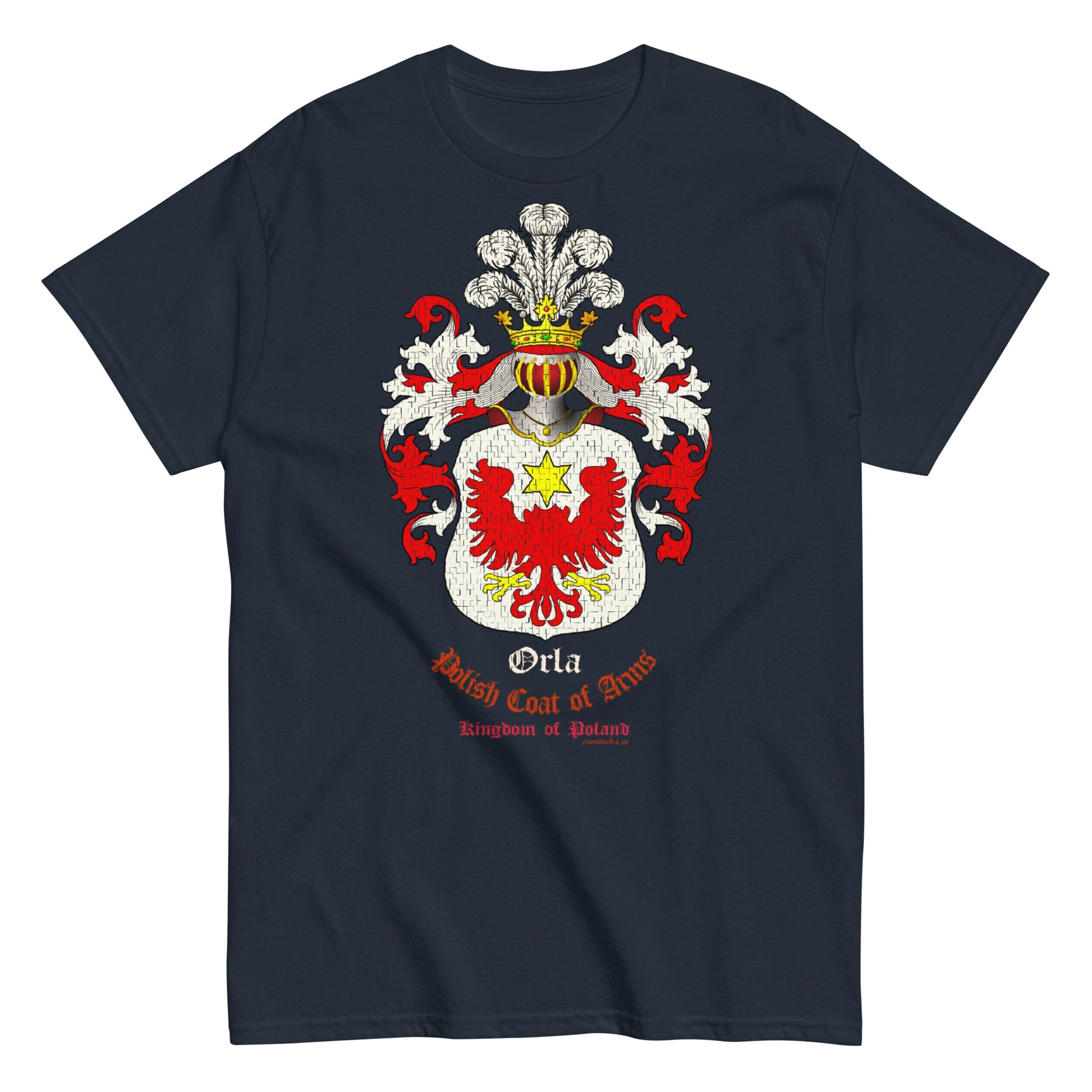 Orla Herb Koszulka, Herb Rodowy Koszulka, Orla Coats of Arms Tee, Comancha Graphics Tee,