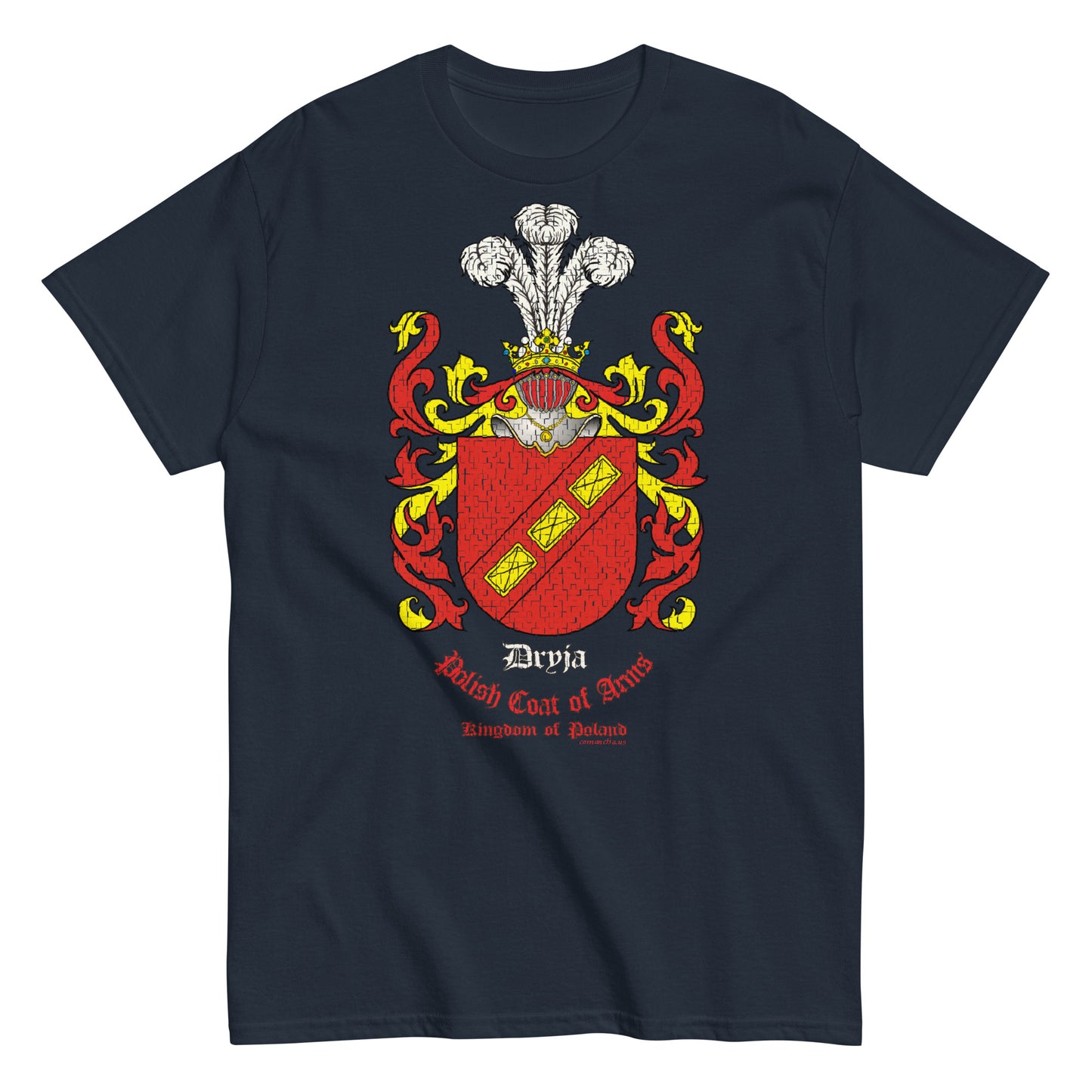 Dryja Herb Koszulka, Herb Rodowy Koszulki, Herby Rodowe Koszulki, Dryja coats of arms t-shirt, Comancha Graphics,