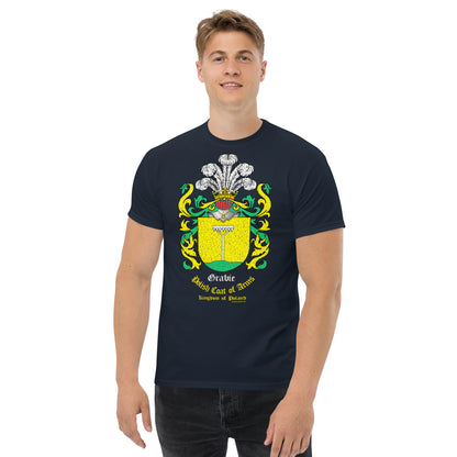 Grabie Herb Koszulka, Herb Rodowy Koszulki, Herby Rodowe Koszulki, Grabie coats of arms tee, Comancha Graphics,