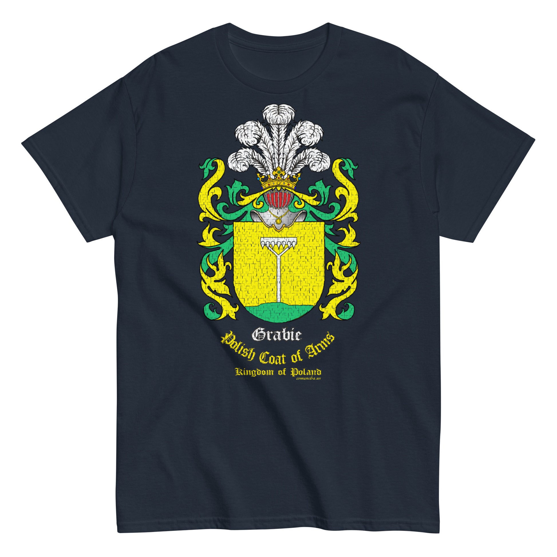 Grabie Herb Koszulka, Herb Rodowy Koszulki, Herby Rodowe Koszulki, Grabie coats of arms tee, Comancha Graphics,