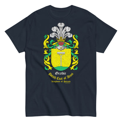 Grabie Herb Koszulka, Herb Rodowy Koszulki, Herby Rodowe Koszulki, Grabie coats of arms tee, Comancha Graphics,