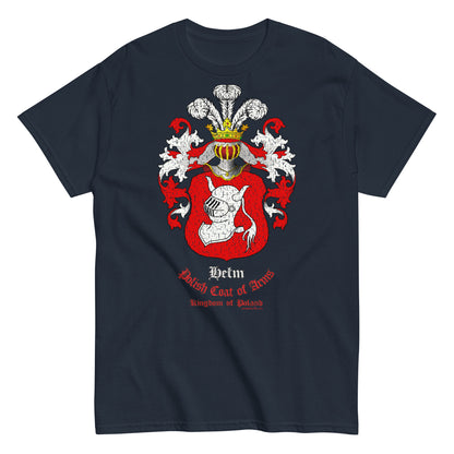 Helm Herb Koszulka, Polskie Herby Rodowe Koszulki, Helm coats of arms t-shirt, Comancha Graphics,