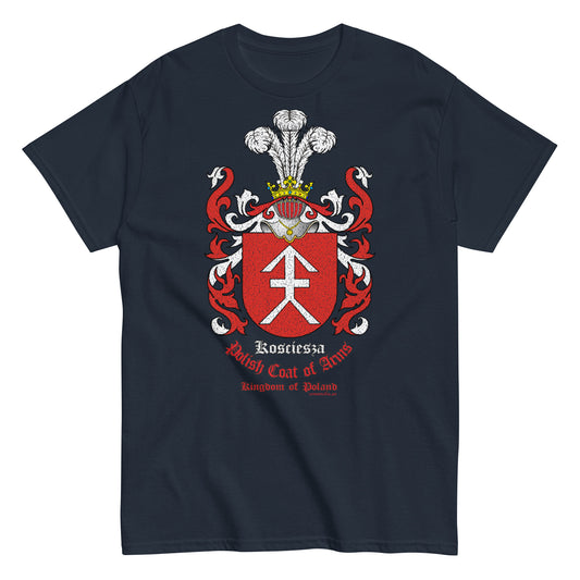 Kosciesza Herb Koszulka, Polskie Herby Rodowe Koszulki, Kosciesza coats of arms t-shirt, Comancha Graphics,