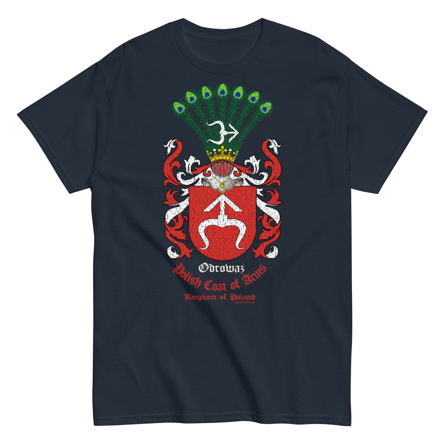 Odrowaz Herb Koszulka, Polskie Herby Rodowe Koszulki, Odrowaz coats of arms t-shirt, Comancha Graphics,