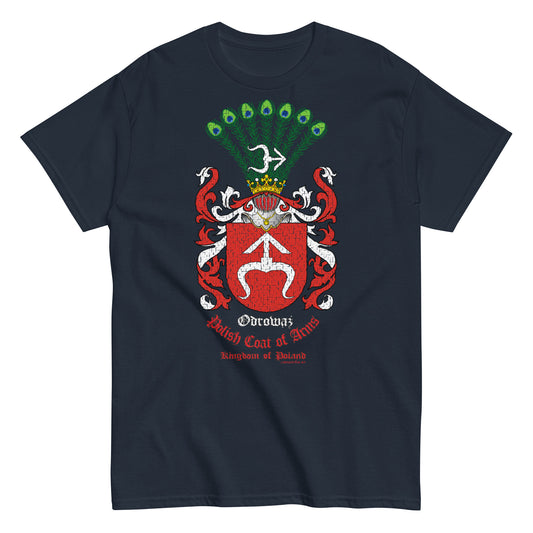 Odrowaz Herb Koszulka, Polskie Herby Rodowe Koszulki, Odrowaz coats of arms t-shirt, Comancha Graphics,