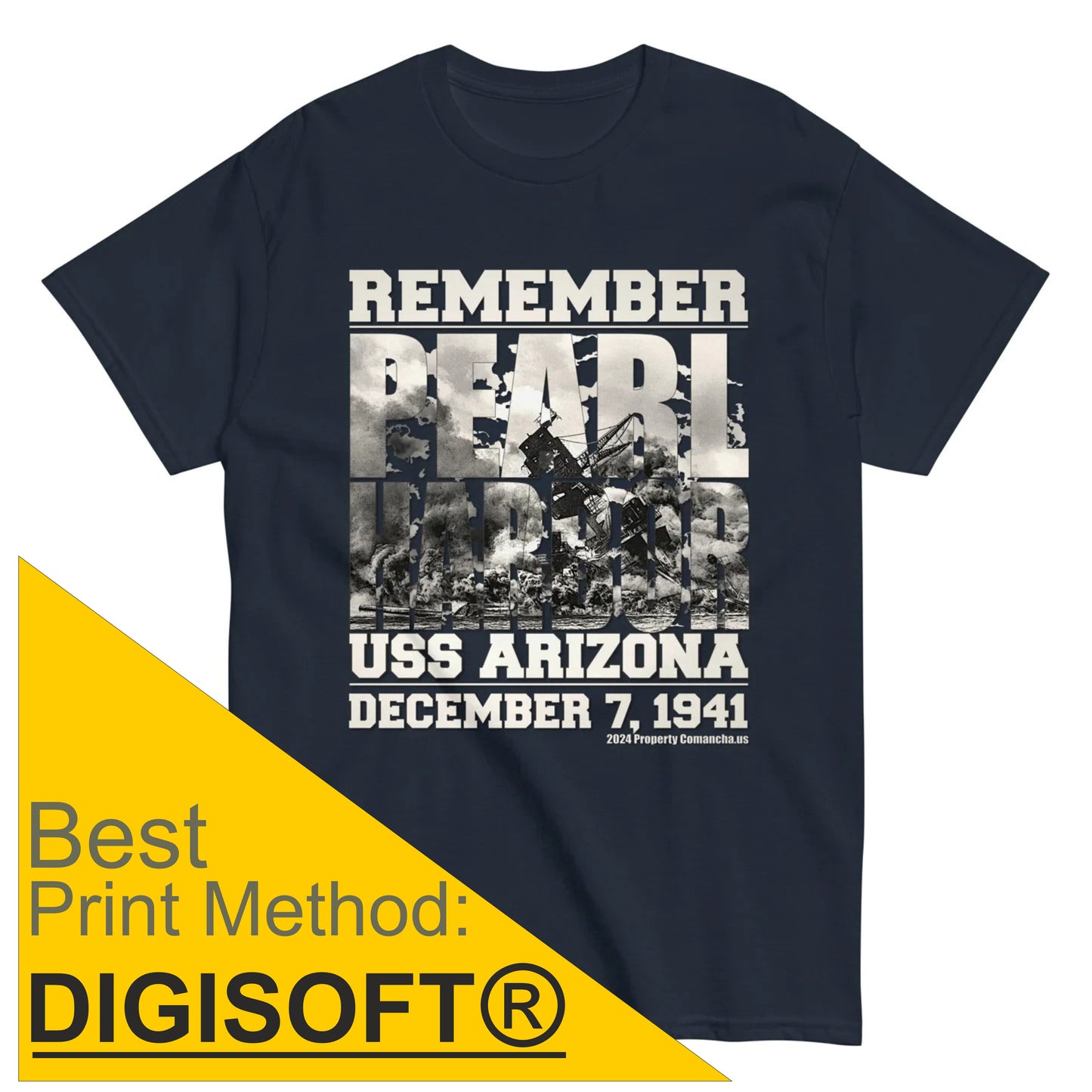 USS Arizona - Attack on Pearl Harbor T-shirt