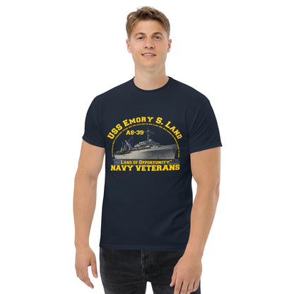 USS EMORY S LAND AS-39 classic tee