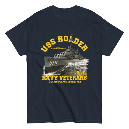 USS HOLDER DD-819 Destroyer T-Shirt