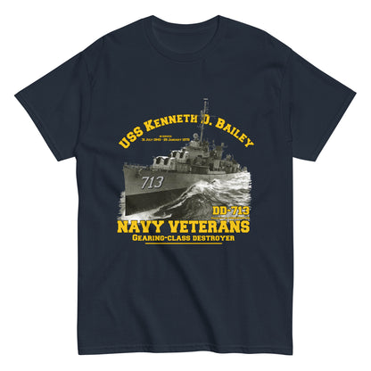 USS Kenneth D. Bailey DD-713 Destroyer T-shirt