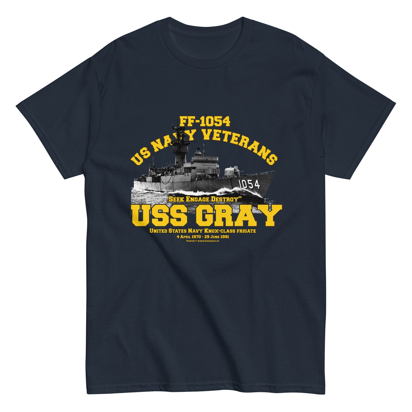 USS GRAY FF-1054 Frigate T-shirt