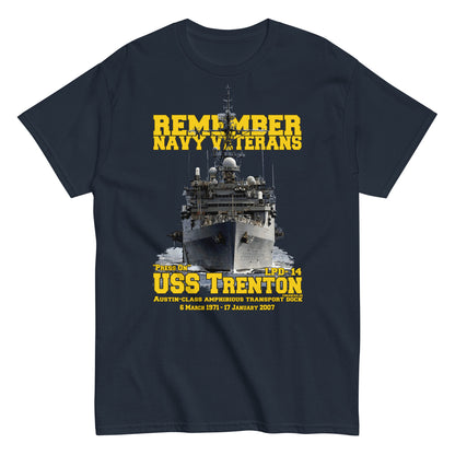USS TRENTON LPD-14 veterans T-shirt