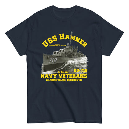 USS Hamner DD 718 Destroyer T-shirt,