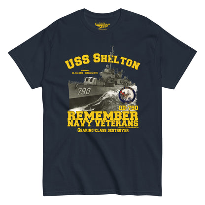 USS Shelton DD-790 Destroyer t-shirt