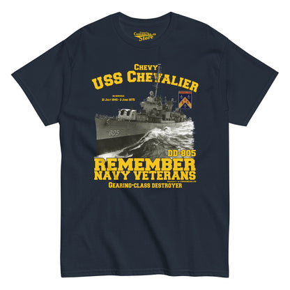 USS Chevalier DD-805 Destroyer Veterans tee