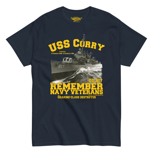 USS Corry DD-817 Destroyer tee