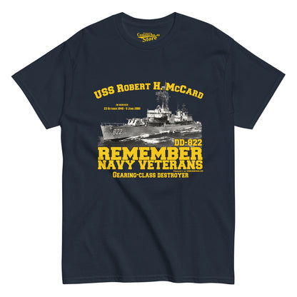 USS Robert H. McCard DD-822 Destroyer tee