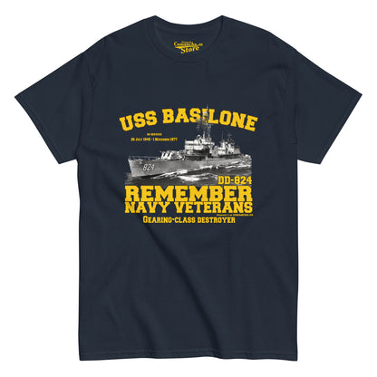 USS Basilone DD-824 Destroyer T-shirt