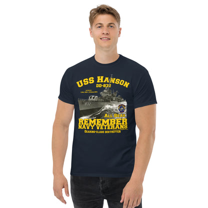 USS Hanson DD-832 Destroyer tee