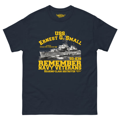 USS Ernest G. Small DD-838 Destroyer t-shirt