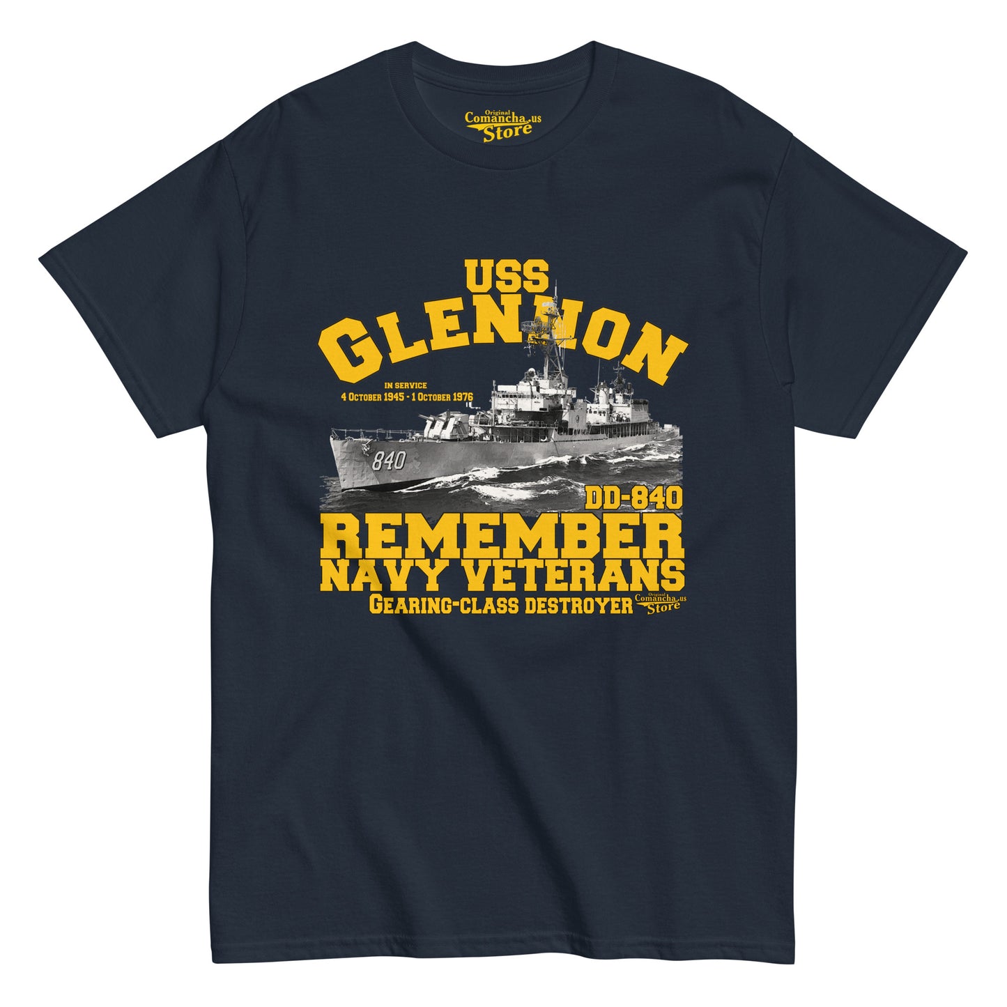 USS Glennon DD-840 tee