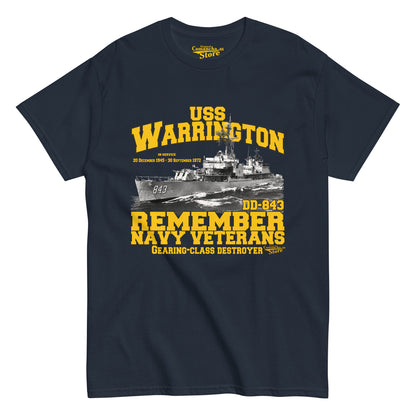 USS Warrington DD-843 Shipmates t-shirt,