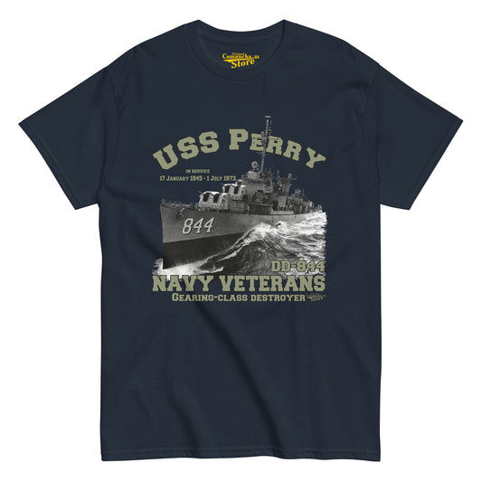 USS Perry DD-844 Destroyer shipmates t-shirt