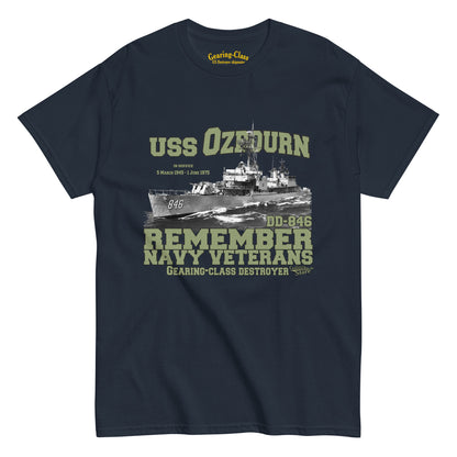 USS Ozbourn DD-846 Shipmates t-shirt