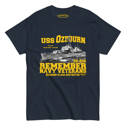 USS Ozbourn DD-846 Shipmates t-shirt