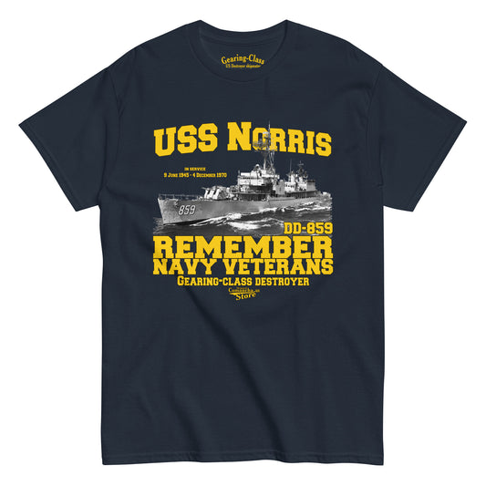 USS Norris DD-859 Destroyer T-shirt