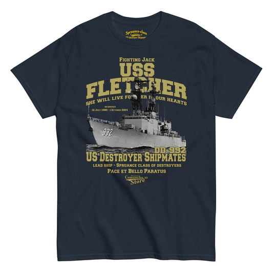 USS Fletcher DD-992 Shipmates t-shirt,