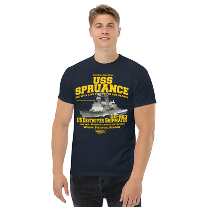 USS Spruance DD-963 T-shirt,