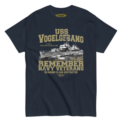 USS Vogelgesang DD-862 Destroyer T-shirt