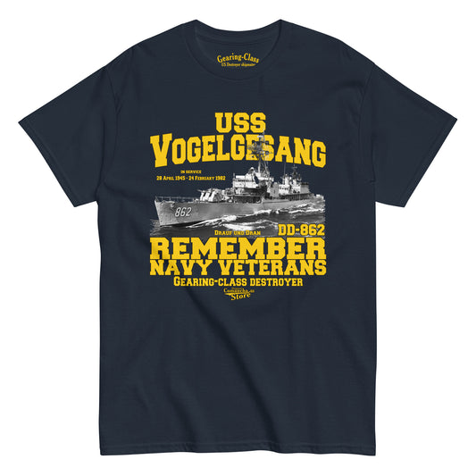 USS Vogelgesang DD-862 Destroyer Tee