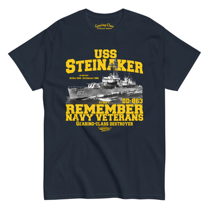 USS Steinaker DD-863 Destroyer t-shirt