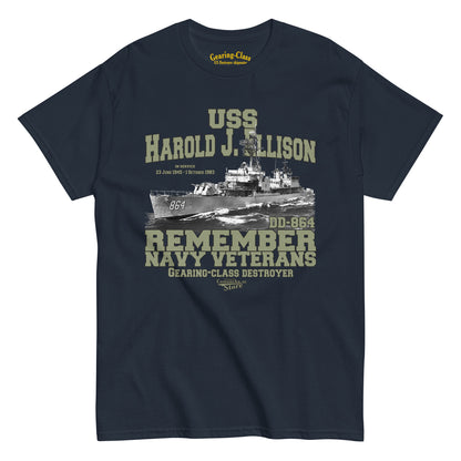 USS Harold J. Ellison DD-864 Destroyer T-shirt