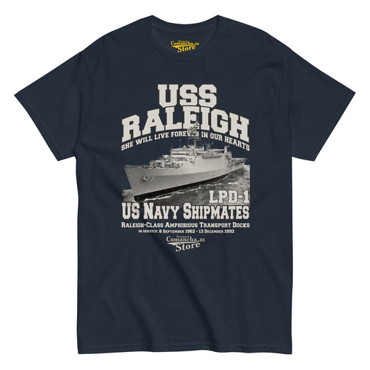 USS Raleigh LPD-1 Navy Shipmates T-shirt