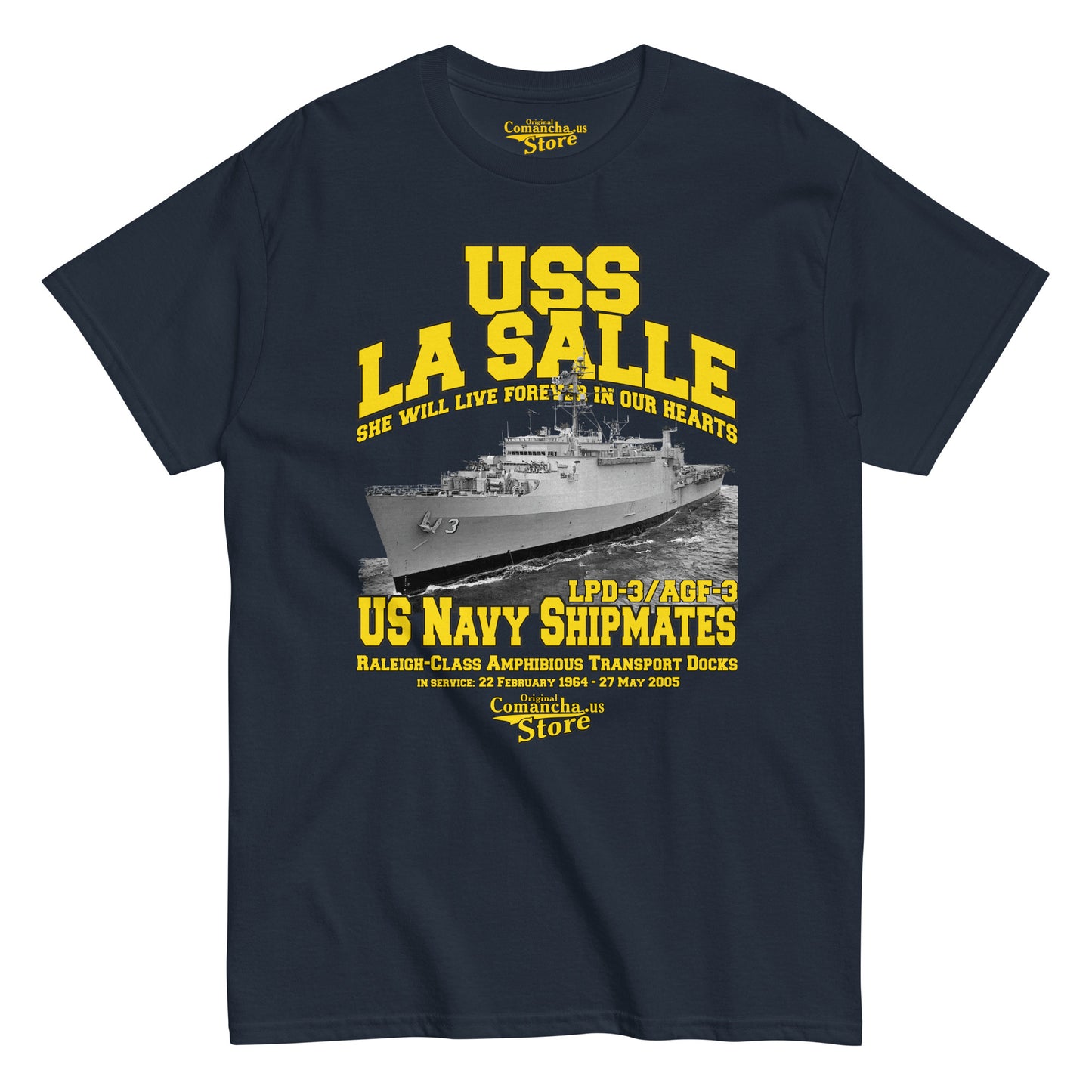 USS La Salle LPD-3 Shipmates t-shirt,