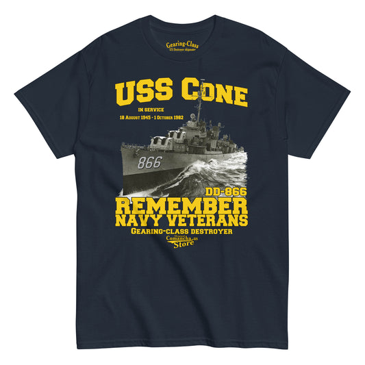 USS Cone DD-866 Shipmates T-shirt