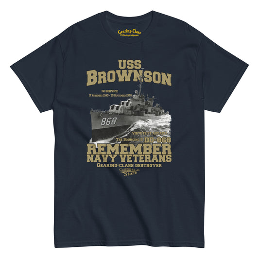 USS Brownson DD-868 Shipmates t-shirt,