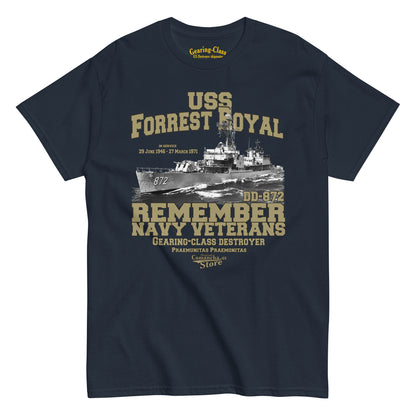 USS Forrest Royal DD-872 t-shirt,