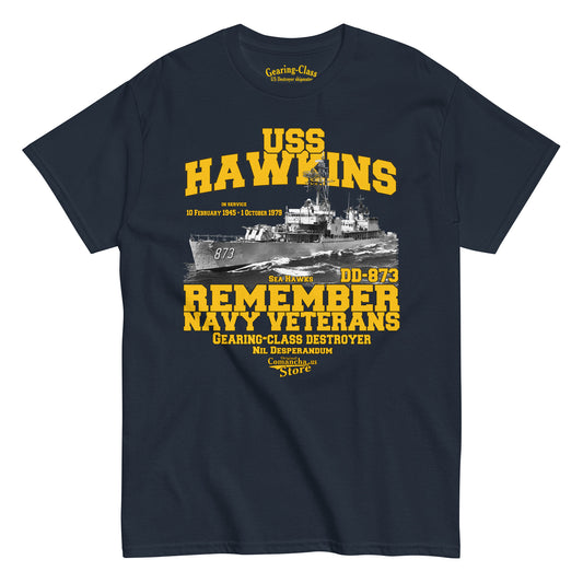 USS Hawkins DD-873 Shipmates tee