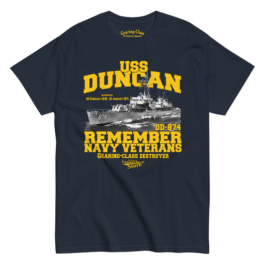 USS Duncan DD-874 tee