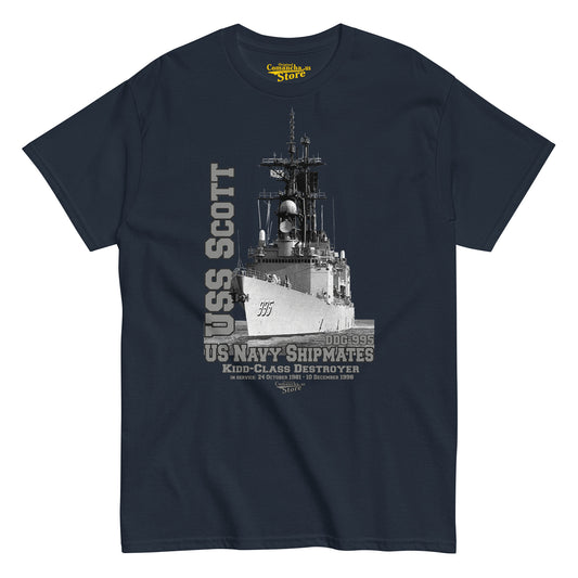 USS Scott DDG-995 Destroyer tee