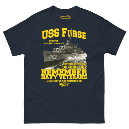 USS FURSE DD/DDR-88 Destroyer T-shirt,