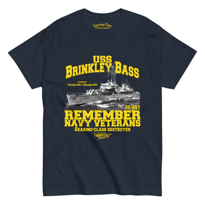 USS Brinkley Bass DD-887 t-shirt,