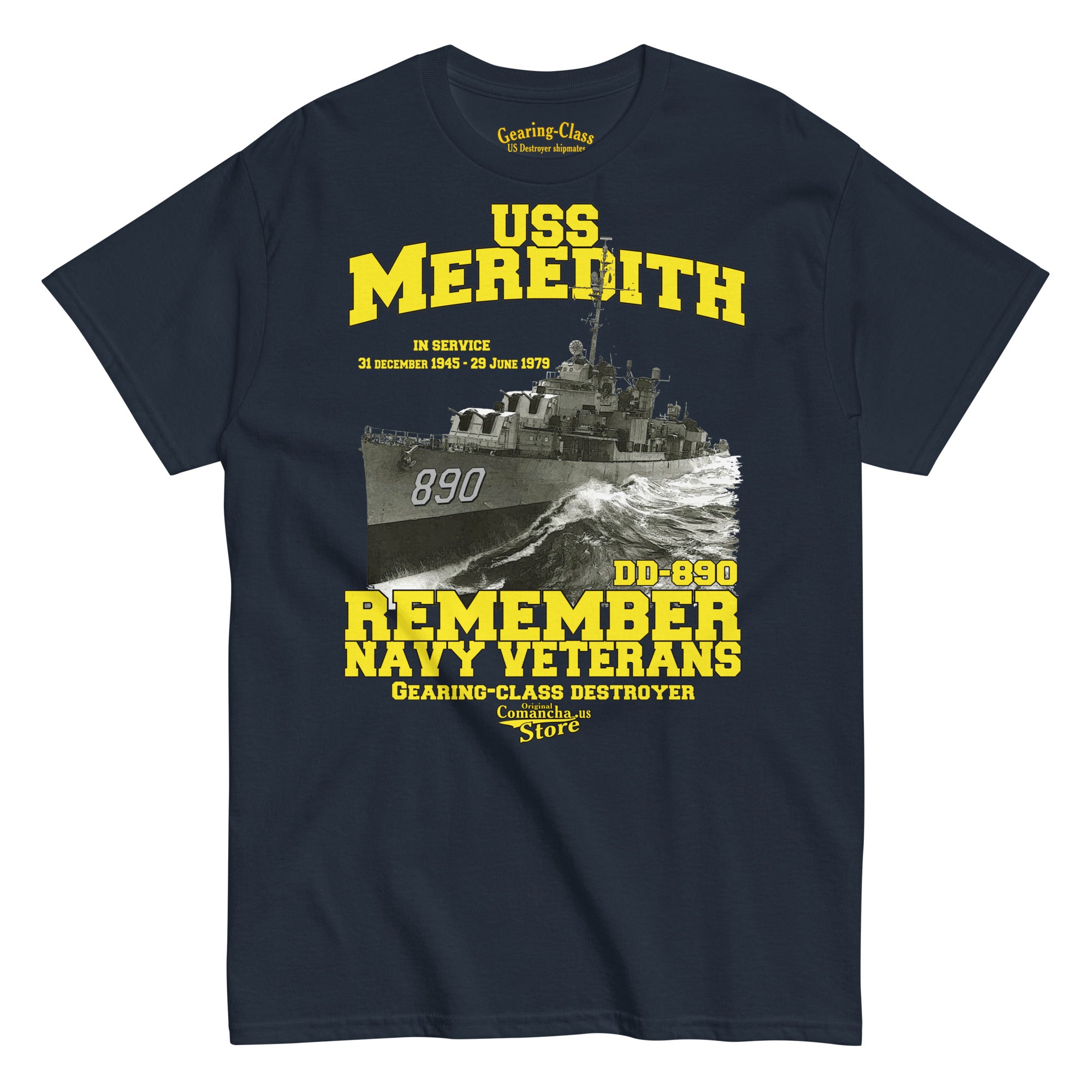 USS Meredith DD-890 t-shirt, – Comancha Graphics