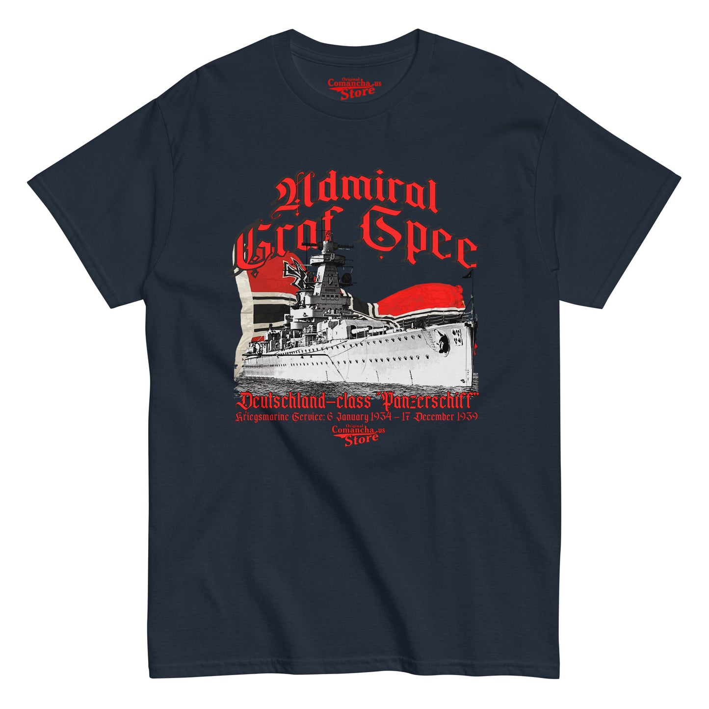 Admiral Graf Spee Battleship tee,