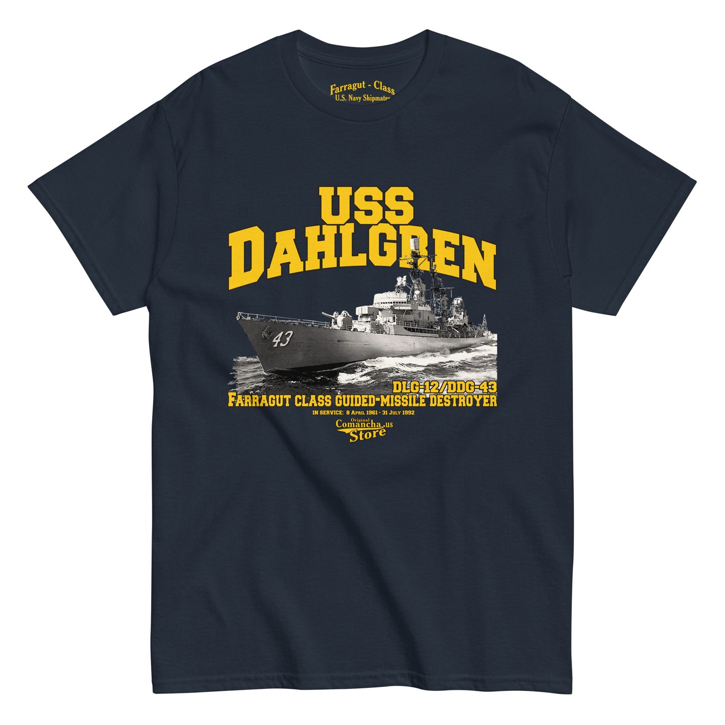 USS Dahlgren DLG-12/DDG-43 tee